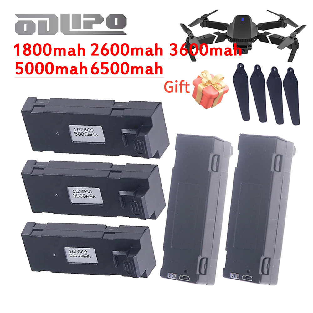 Eachine Drone E58 - NOVO Upgrade Bateria E88 6500mah 5000mah