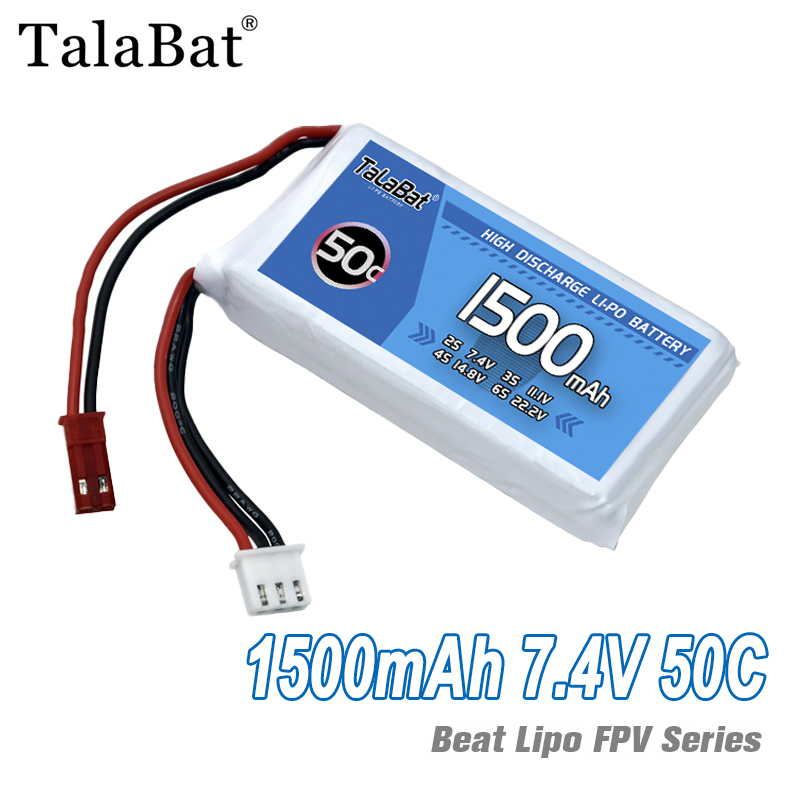 Drone Battery Li-Ion - 3 unidades TalaBat 50C 1500mAh 7.4V