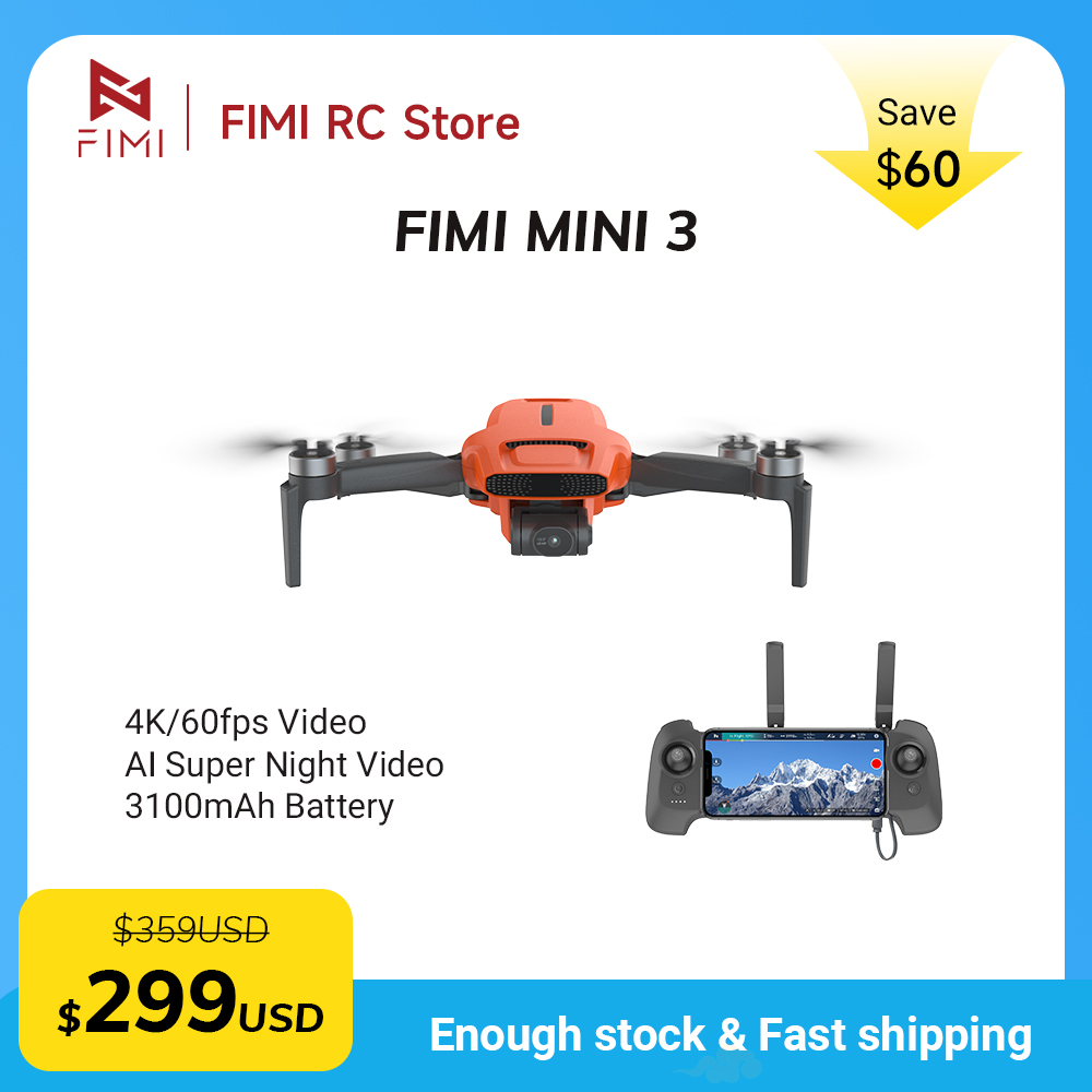 Drone Battery Li-Ion - Drone FIMI MINI 3 com Câmera