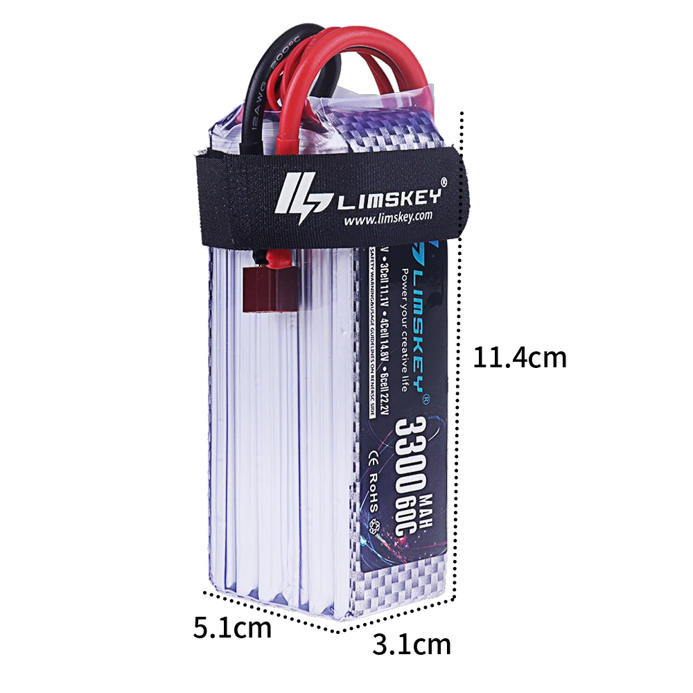 Bateria Lipo 3300mah 22.2V 60C - Drone Battery 6S avaliação e preço