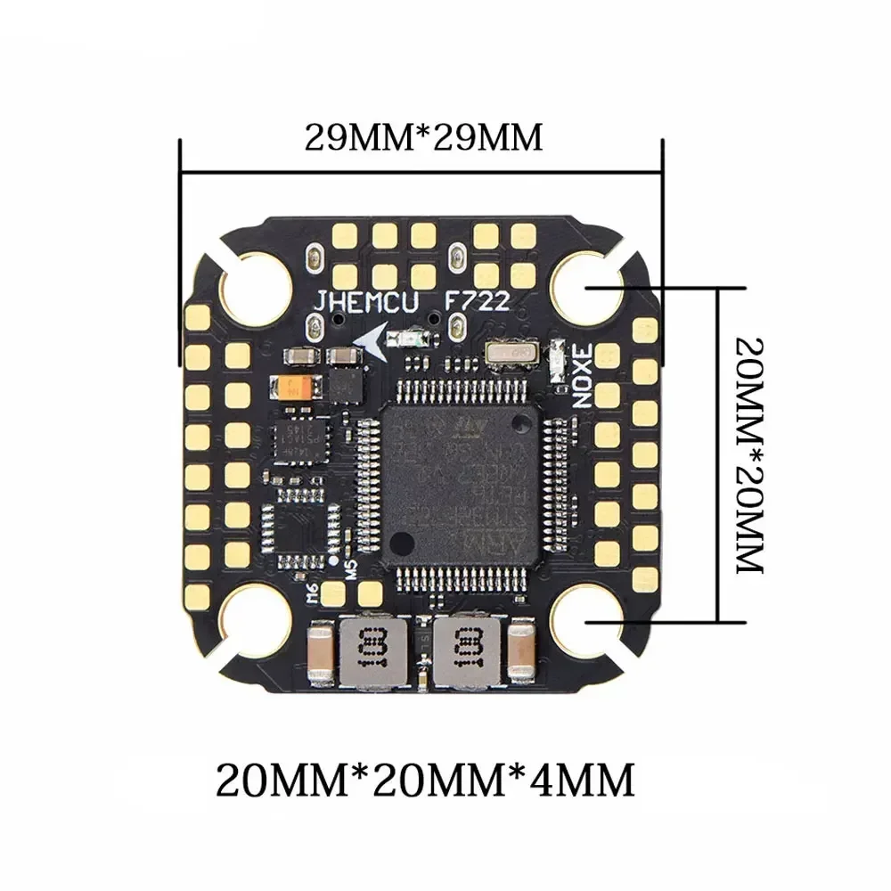 JHEMCU F722 NOXE FC com Girosc - Drone Battery 6S avaliação e preço