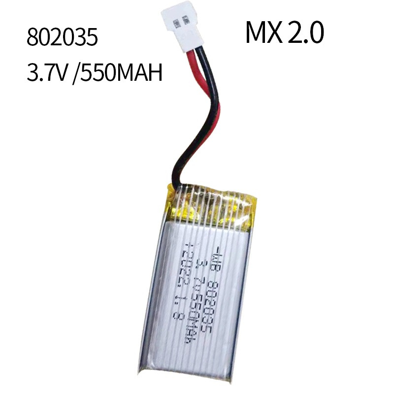 Bateria lipo 3.7v 550mah 35c 8 - Drone Battery Li-Ion avaliação e preço